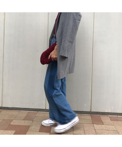 copine（コピン）の「再々再入荷★大人気！!サイドラインワイドデニムパンツ（デニムパンツ・レディース・その他）」の10枚目の写真