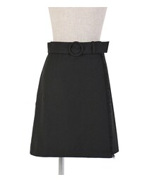 F i.n.t | ベルト付き台形巻きスカート/F&A(スカート)