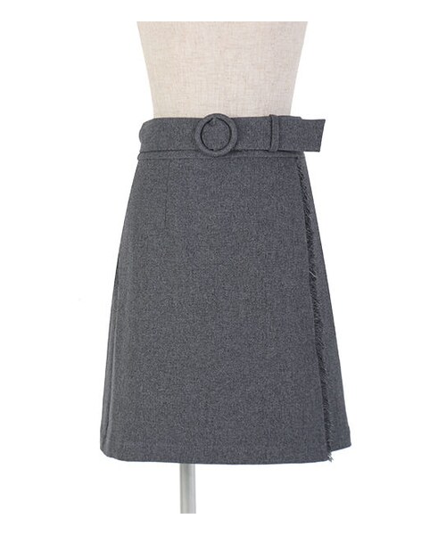 F i.n.t（フィント）の「ベルト付き台形巻きスカート/F&A（スカート・レディース・その他）」の2枚目の写真