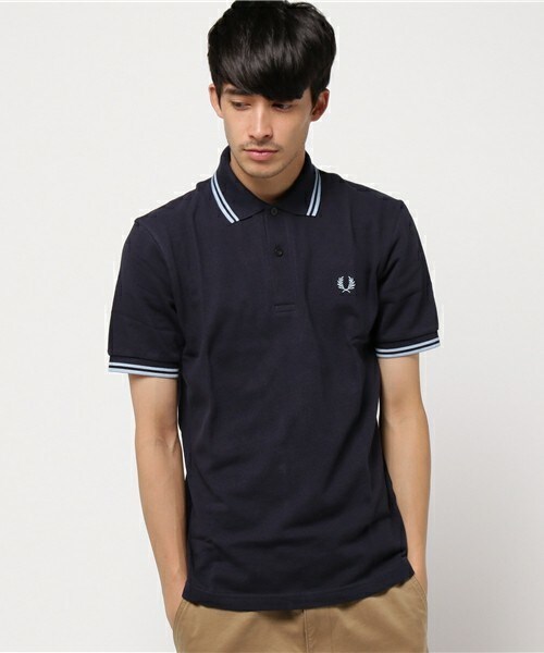 FRED PERRY（フレッドペリー）の「【FRED PERRY(フレッドペリー)】ポロシャツ（ポロシャツ・メンズ・ホワイト/ブラック/ネイビー・M/L/LL）」の3枚目の写真