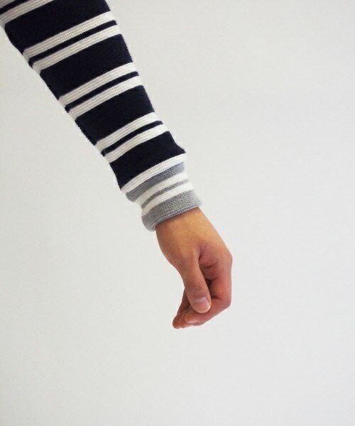 FRAPBOIS（フラボア）の「ネルムッシュ（シャツ/ブラウス・メンズ・ネイビー/イエロー・1/2/3）」の7枚目の写真