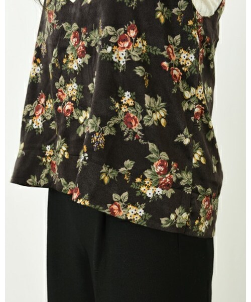 INTERPLANET（インタープラネット）の「ROSEPt 2WAYキャミソール（キャミソール・レディース・ブラック/ブラウン・FREE）」の11枚目の写真