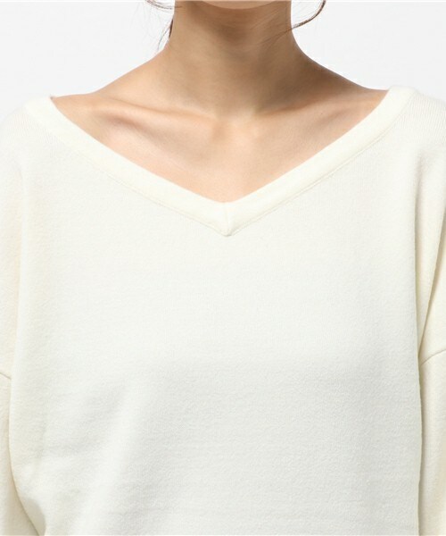 archives（アルシーヴ）の「カシミアタッチプルオーバー（ニット/セーター・レディース・オフホワイト/ブラウン/ネイビー・MEDIUM）」の12枚目の写真