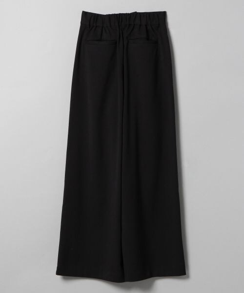 JEANASIS（ジーナシス）の「サージワイドパンツ（パンツ・オフホワイト()/ブラック()/ベージュ()・FREE）」の4枚目の写真