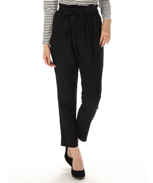 Honeys（ハニーズ）の「テーパードパンツ（パンツ・スキニー・レディース・クロ/コンストライプ/キャメル/クロチェック/グレンチェック・Ｍ/Ｌ）」の2枚目の写真