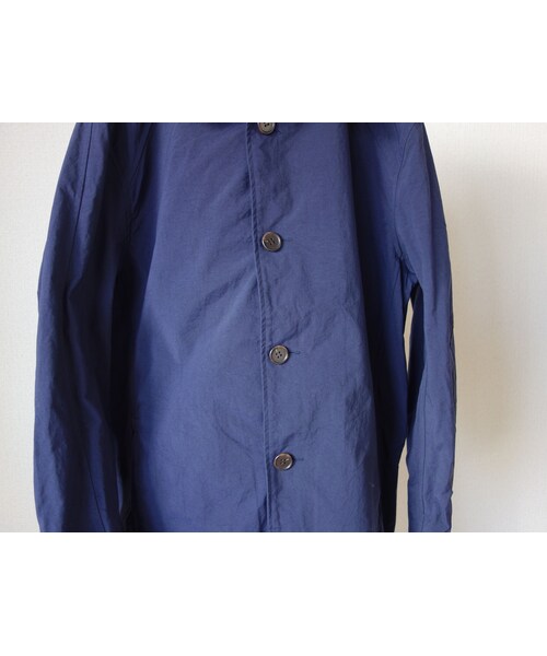 Audience（オーディエンス）の「【完売御礼】Audience オーディエンス  ヴィンテージナイロンオックス ステンカラーコート NVY ネイビー（ステンカラーコート・メンズ・その他）」の7枚目の写真