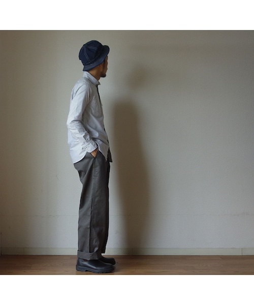 Ordinary fits（オーディナリーフィッツ）の「【ラスト1点！】Ordinaryfits オーディナリーフィッツ OM-S001 インビシブルシャツ 隠しボタンダウンシャツ STRIPE ストライプ（シャツ/ブラウス・メンズ・その他）」の6枚目の写真