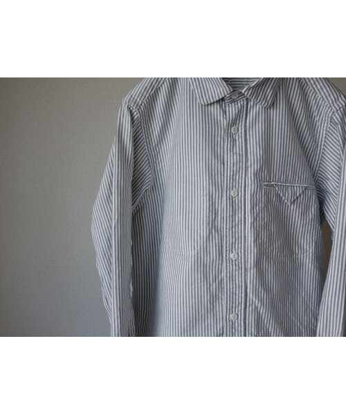 Ordinary fits（オーディナリーフィッツ）の「【ラスト1点！】Ordinaryfits オーディナリーフィッツ OM-S001 インビシブルシャツ 隠しボタンダウンシャツ STRIPE ストライプ（シャツ/ブラウス・メンズ・その他）」の11枚目の写真