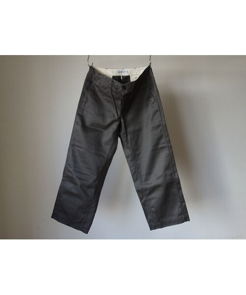 Ordinary fits（オーディナリーフィッツ）の「【ラスト1点！】Ordinary fits NEW PARKTROUSER CHINO GRY オーディナリーフィッツ ニューパークトラウザー チノ グレー（カーゴパンツ・メンズ・その他）」の8枚目の写真