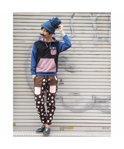 NIRAME.CO（ニラメッコ）の「プッシュぱんつ 　ブラウンドット（その他パンツ・メンズ・その他）」の3枚目の写真