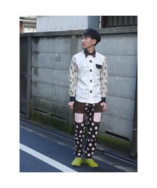 NIRAME.CO（ニラメッコ）の「プッシュぱんつ 　ブラウンドット（その他パンツ・メンズ・その他）」の4枚目の写真