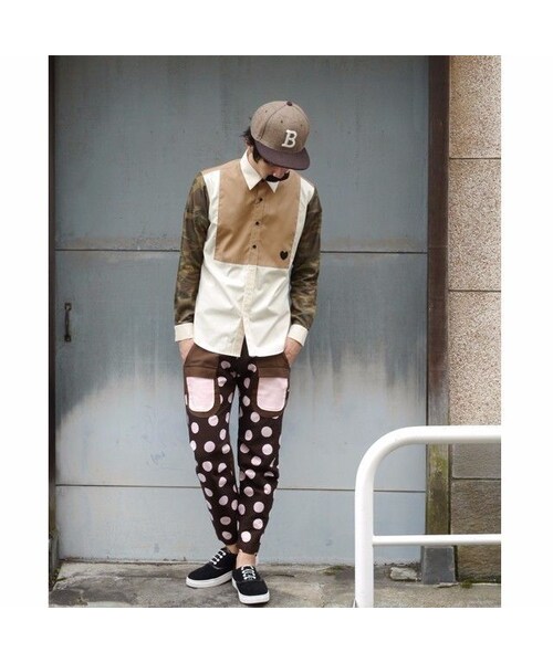 NIRAME.CO（ニラメッコ）の「プッシュぱんつ 　ブラウンドット（その他パンツ・メンズ・その他）」の2枚目の写真