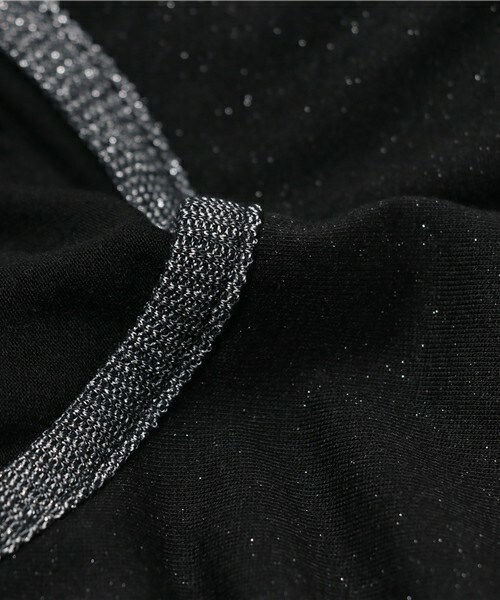 archives（アルシーヴ）の「ラメテレコクループルオーバー（Tシャツ/カットソー・レディース・オフホワイト/ブラック/チャコールグレー/グレー系その他/ネイビー・MEDIUM）」の13枚目の写真