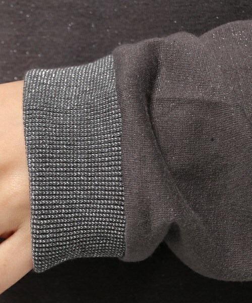 archives（アルシーヴ）の「ラメテレコクループルオーバー（Tシャツ/カットソー・レディース・オフホワイト/ブラック/チャコールグレー/グレー系その他/ネイビー・MEDIUM）」の16枚目の写真