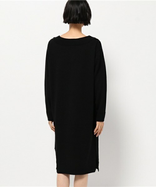 archives（アルシーヴ）の「Vネックワンピース（ワンピース・レディース・オフホワイト/ブラック/ブラウン/ピンク・MEDIUM）」の7枚目の写真