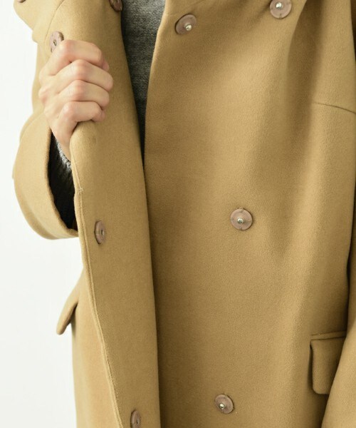 INTERPLANET(インタープラネット)の「TRダブルフェイスボリュームフードコート(その他アウター・レディース・ネイビー/キャメル/オレンジ・FREE)」の11枚目の写真