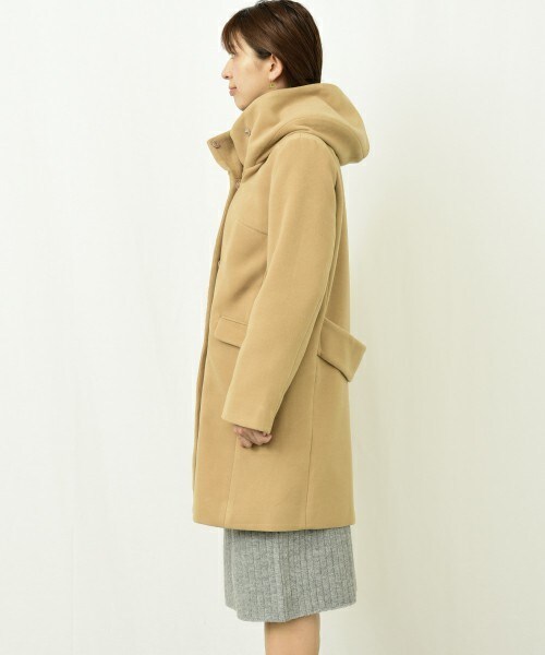 INTERPLANET(インタープラネット)の「TRダブルフェイスボリュームフードコート(その他アウター・レディース・ネイビー/キャメル/オレンジ・FREE)」の7枚目の写真