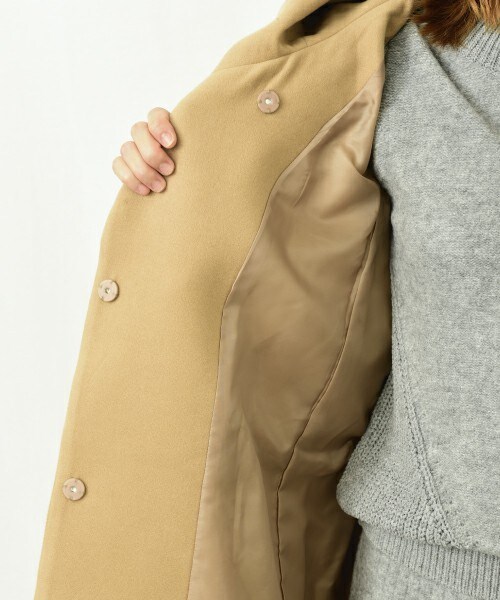 INTERPLANET(インタープラネット)の「TRダブルフェイスボリュームフードコート(その他アウター・レディース・ネイビー/キャメル/オレンジ・FREE)」の12枚目の写真