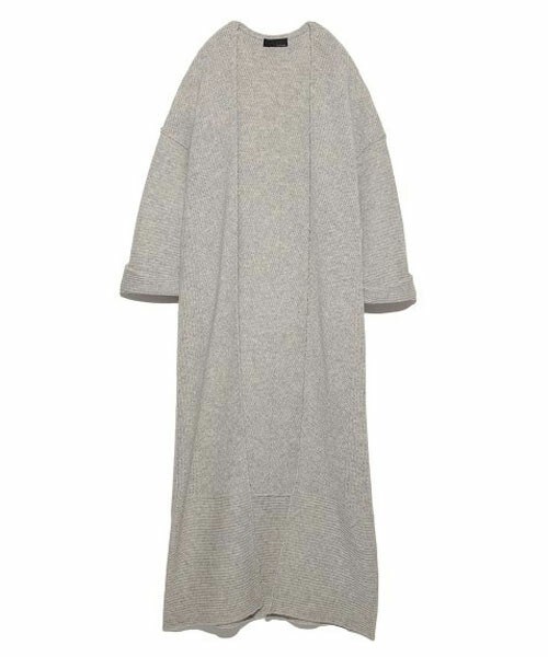 styling/(スタイリング)の「styling/ kei shirahata Knit Cardigan(カーディガン/ボレロ・レディース・グレー・F)」の1枚目の写真