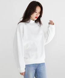 DHOLIC | 裏起毛ハイネックスウェットプルオーバー(スウェット)