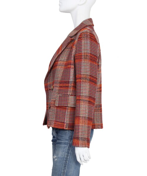 Ungrid（アングリッド）の「チェックダブルジャケット（ジャケット/アウター・レディース・ミックス）」の3枚目の写真