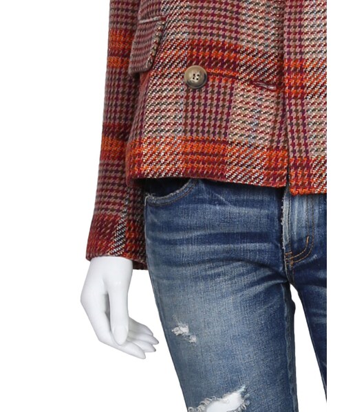 Ungrid（アングリッド）の「チェックダブルジャケット（ジャケット/アウター・レディース・ミックス）」の6枚目の写真