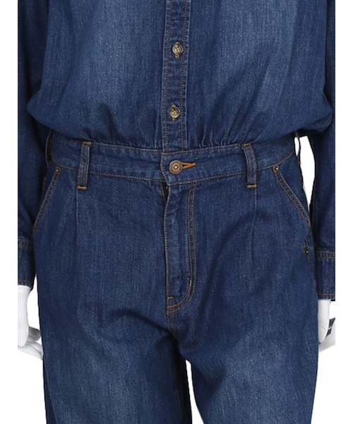 Ungrid（アングリッド）の「ワイドデニムコンビネゾン（）」 - WEAR