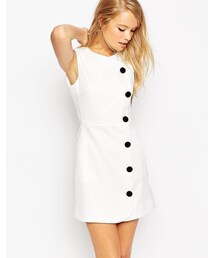 asos | ASOS Mini Dress with Button Detail(ワンピース)