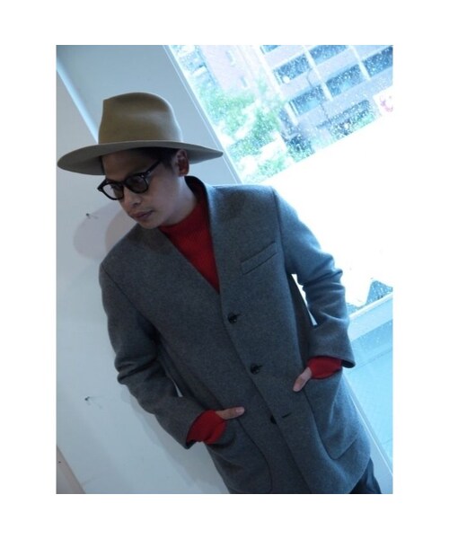 no brand（ノーブランド）の「MAINTENANT : NO LAPEL CHESTER COAT 