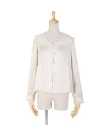 F i.n.t | ドットチュールセーラー衿ブラウス/F i.n.t(シャツ/ブラウス)