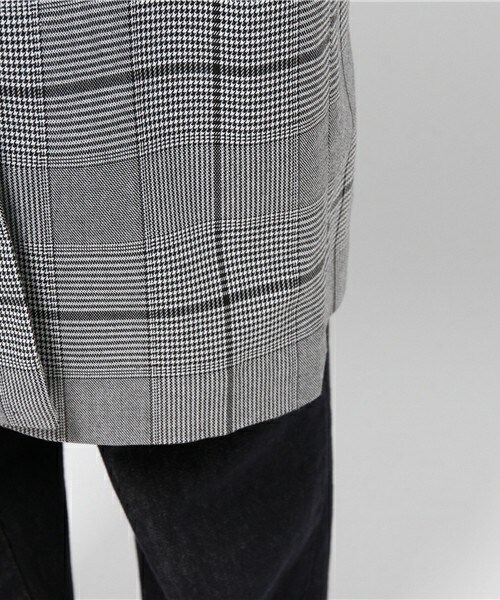 archives（アルシーヴ）の「千鳥格子コート（トレンチコート・レディース・グレー/ベージュ・MEDIUM）」の9枚目の写真