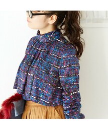 TOKYO DRESS | TOKYO DRESS(トーキョードレス) ツイードプリントブラウス(シャツ/ブラウス)