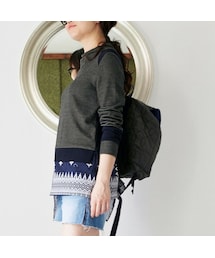 Mannequins JAPON | Mannequins JAPON(マヌカンズ ジャポン) バンダナシャツ チュニックワンピース(Tシャツ/カットソー)