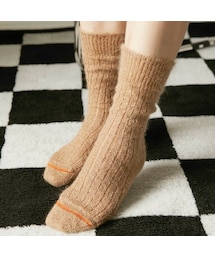 Onyva | Onyva(オニヴァ)×Corgi(コーギ)コラボ リンキングストライプ モヘアソックス(ソックス/靴下)