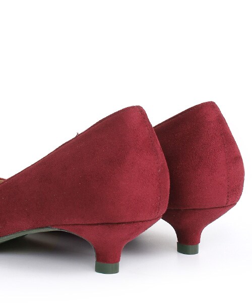 RANDA（ランダ）の「ポインテッドトゥローヒールパンプス（シューズ・レディース・ワイン/ライトグレー/ブラック/ダークブラウン/ベージュ/カーキ/ネイビー/マスタード/コッパー・21.0/21.5/22.0/22.5/23.0/23.5/24.0/24.5/25.0/25.5）」の12枚目の写真