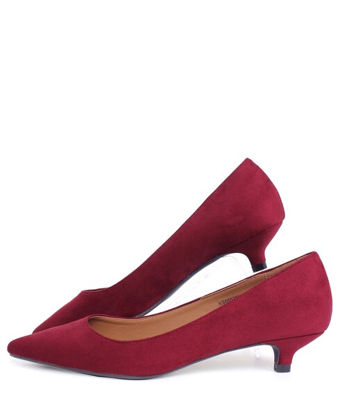 RANDA（ランダ）の「ポインテッドトゥローヒールパンプス（シューズ・レディース・ワイン/ライトグレー/ブラック/ダークブラウン/ベージュ/カーキ/ネイビー/マスタード/コッパー・21.0/21.5/22.0/22.5/23.0/23.5/24.0/24.5/25.0/25.5）」の14枚目の写真