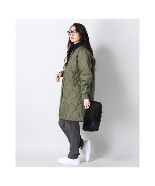 plage（プラージュ）の「3/8 per plage キルティングコート（ジャケット/アウター・ベージュ/カーキ・36/38）」の6枚目の写真