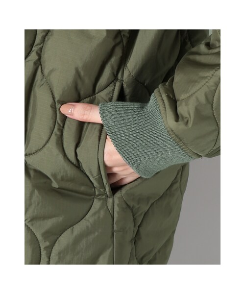 plage（プラージュ）の「3/8 per plage キルティングコート（ジャケット/アウター・ベージュ/カーキ・36/38）」の14枚目の写真