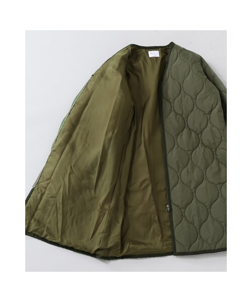 plage（プラージュ）の「3/8 per plage キルティングコート（ジャケット/アウター・ベージュ/カーキ・36/38）」の16枚目の写真