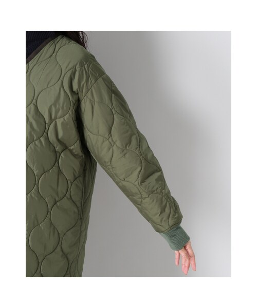 plage（プラージュ）の「3/8 per plage キルティングコート（ジャケット/アウター・ベージュ/カーキ・36/38）」の13枚目の写真