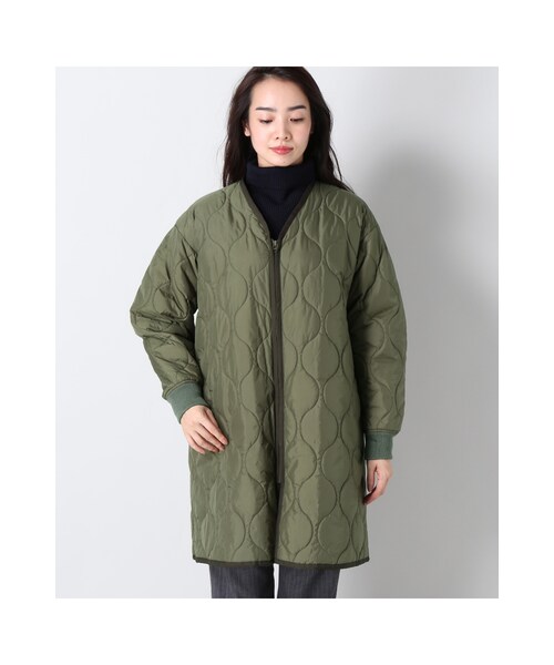 plage（プラージュ）の「3/8 per plage キルティングコート（ジャケット/アウター・ベージュ/カーキ・36/38）」の7枚目の写真