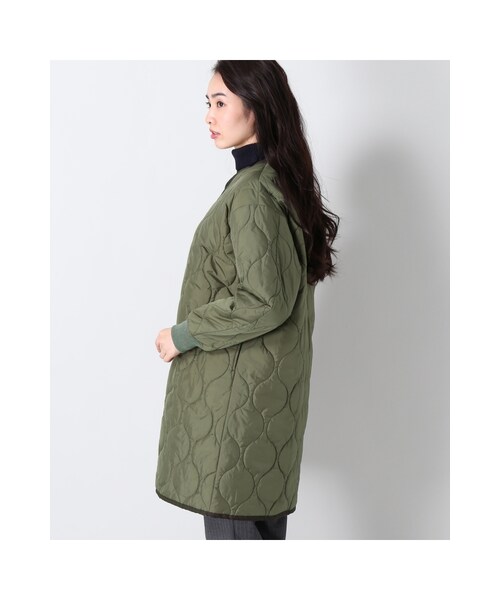 plage（プラージュ）の「3/8 per plage キルティングコート（ジャケット/アウター・ベージュ/カーキ・36/38）」の8枚目の写真