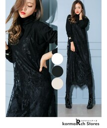 KORMARCH | フラワーレースワンピ(ワンピース)