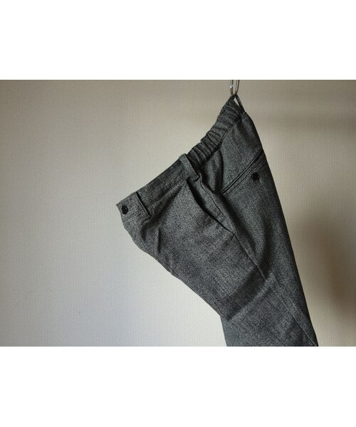 FOB FACTORY（エフオービーファクトリー）の「F.O.B エフオービーファクトリー F0438 RELAX NARROW EASY PANTS リラックスナローイージーパンツ ヘザーチャコール（その他パンツ・メンズ・その他）」の12枚目の写真