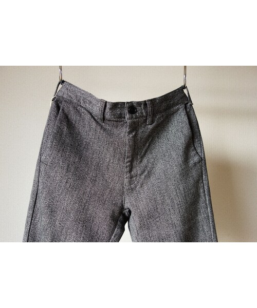 FOB FACTORY（エフオービーファクトリー）の「F.O.B エフオービーファクトリー F0438 RELAX NARROW EASY PANTS リラックスナローイージーパンツ ヘザーチャコール（その他パンツ・メンズ・その他）」の9枚目の写真