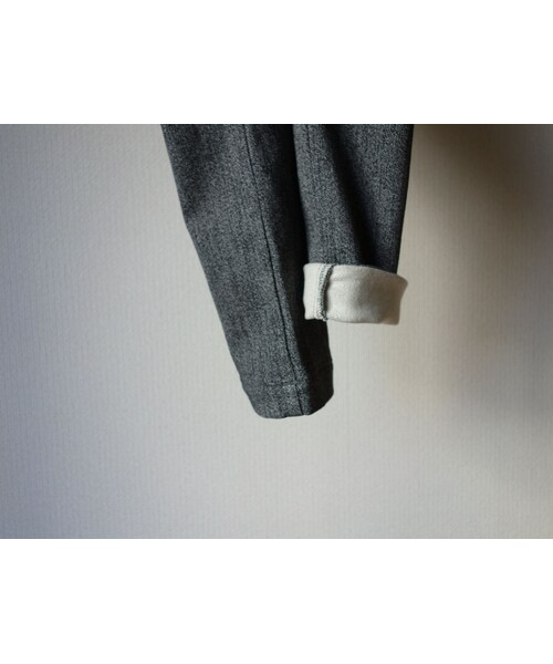 FOB FACTORY（エフオービーファクトリー）の「F.O.B エフオービーファクトリー F0438 RELAX NARROW EASY PANTS リラックスナローイージーパンツ ヘザーチャコール（その他パンツ・メンズ・その他）」の15枚目の写真