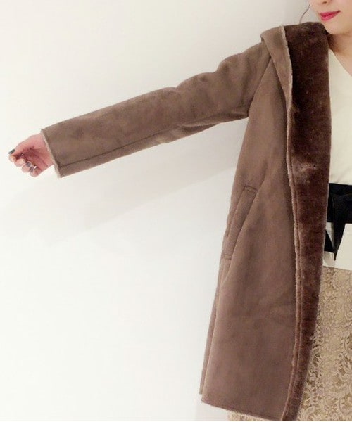 archives（アルシーヴ）の「【予約】ロングフードコート（その他アウター・レディース・アイボリー/グレー/キャメル・MEDIUM）」の7枚目の写真