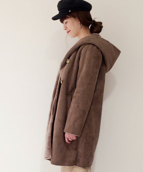 archives（アルシーヴ）の「【予約】ロングフードコート（その他アウター・レディース・アイボリー/グレー/キャメル・MEDIUM）」の6枚目の写真