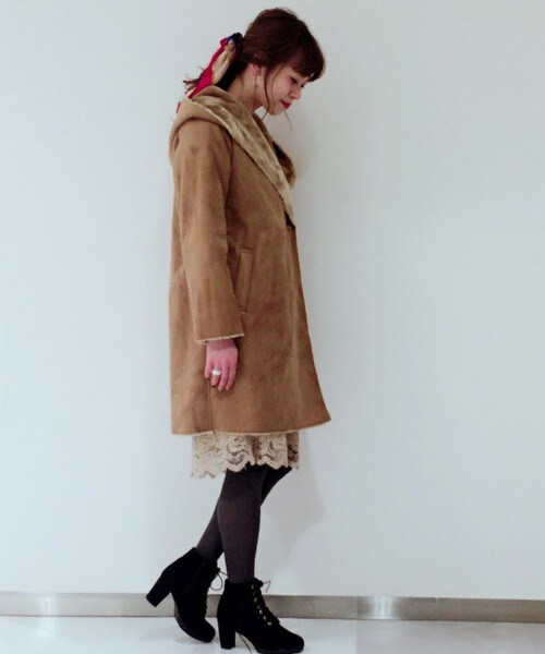 archives（アルシーヴ）の「【予約】ロングフードコート（その他アウター・レディース・アイボリー/グレー/キャメル・MEDIUM）」の15枚目の写真