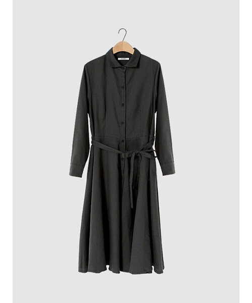 SINOWS(シノウズ)の「ribon shirts dresses(シャツワンピース・レディース・khaki/navy・one size (詳細サイズはサイトをご確認ください。))」の1枚目の写真